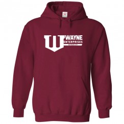 Wayne Enterprises Gotham City Super Hero Unisex Kids and Adults Pullover Hoodie For Sci-Fi Movie fans									 									 									